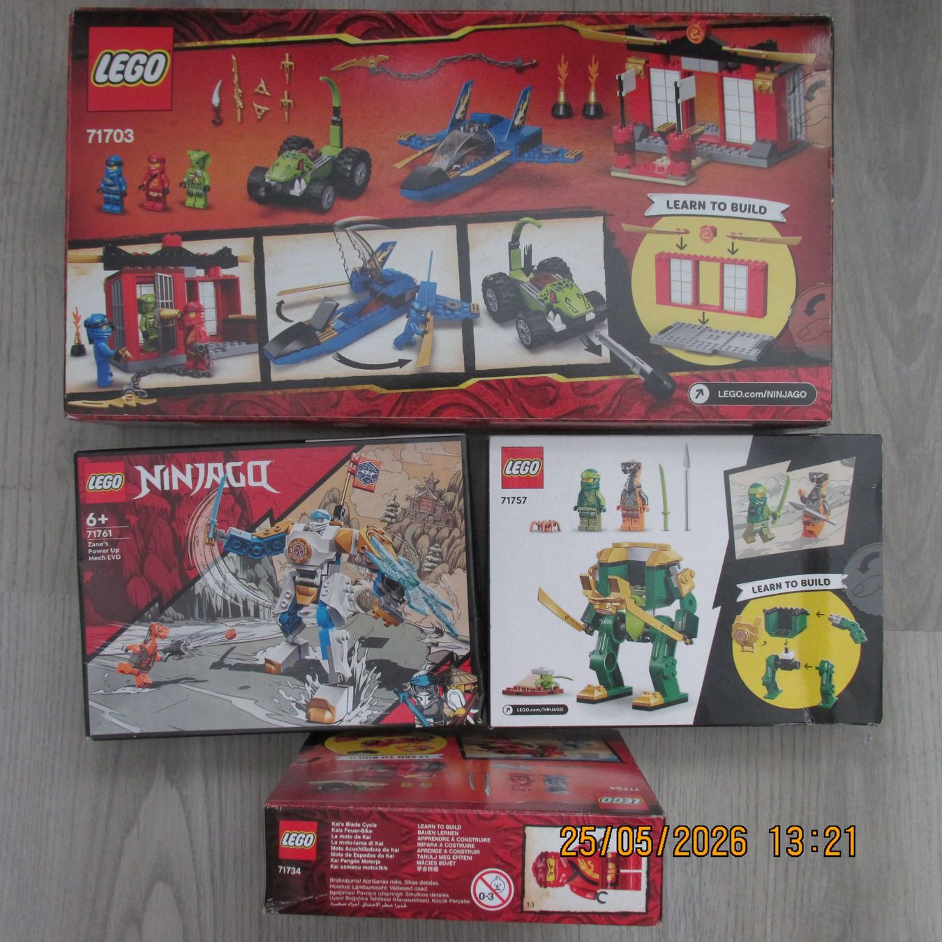 Lego Kit di costruzioni: Ninjago Lego Set, 4 Sets zusammen gem. Bilder – Nuovo (secondo la descrizione) da Galgenen venduto da Forflowers 2