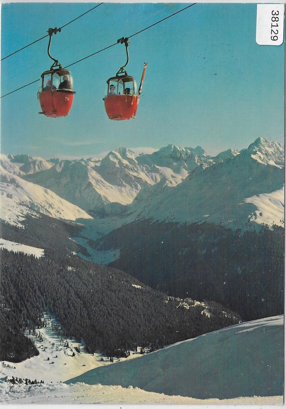 Cartoline postali: Davos - Schatzalp-Strela Gondelbahn – Usato da Ettingen venduto da Kartenplanet