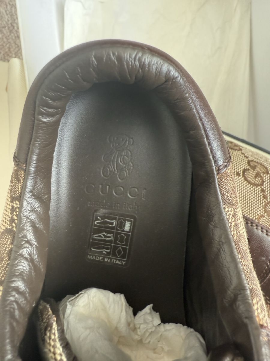 Gucci Scarpe per ragazzi: Gucci Kinder Beige/Brown GG Canvas – Usato da Wohlen AG venduto da rol_8r5l 3