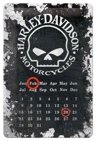 Kalender: Kalender - Harley-Davidson Skull – Neu und originalverpackt aus Ennetbürgen von open24shop