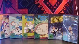 Family Guy DVD Staffel 1-3 & 12 Plus 2x StarWars Parodien!!