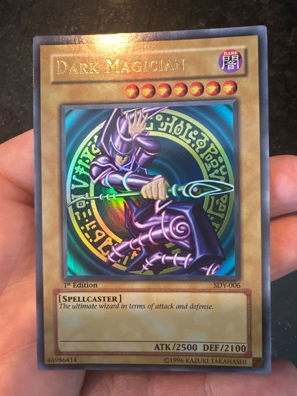 Yugioh Sammelbilder & Trading cards: Dark Magician 1stedition NM TopZustand , A-E ver, UltraRare – Neu (gemäss Beschreibung) aus Wabern von Mauzao_TCG