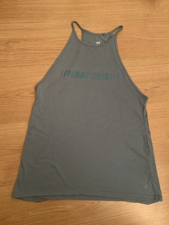 Sporttop türkis/grün grösse xs