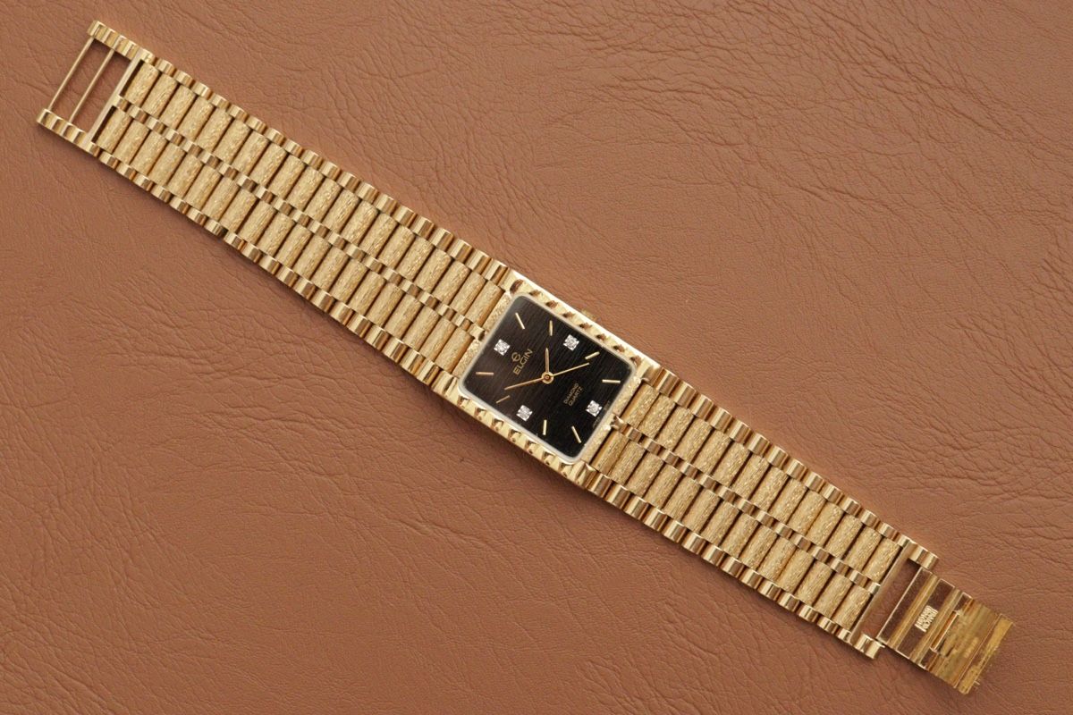 Omega Orologi: Elgin Diamond Quartz - Full Set – Usato da Schaanwald venduto da travelintime01 2