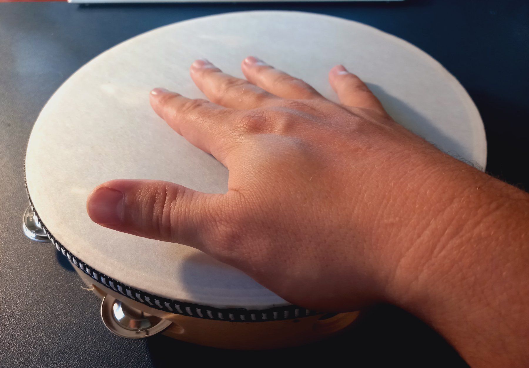 Strumenti musicali: 3x Tamburin mit Glöckchen 20cm - Tambourin – Nuovo e nell'imballaggio originale da Bremblens venduto da LOVA-MUSICA-SHOP 4