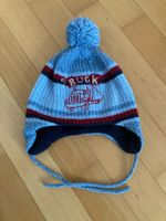 Wintermütze mit Traktor, Bommel und Bändel
