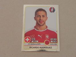 Orginal Panini Fussball Schweiz Ricardo Rodriguez Euro 2016