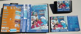 Mega Drive : Schtroumpfes / Schlümpfe, CIB !