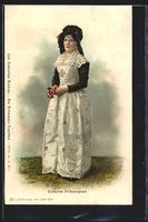 Costume Fribourgeois, Freiburgerin in Tr