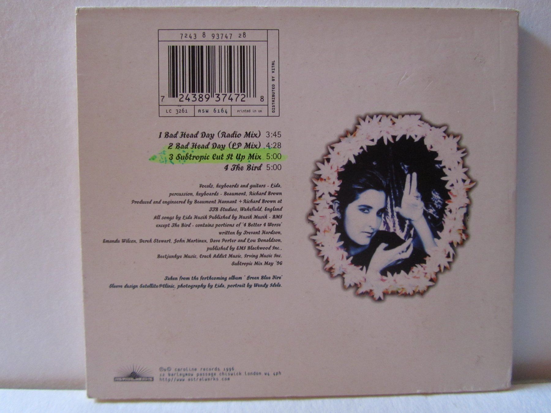 CDs: Lida Husik, CD, bad head day – Gebraucht aus Weiningen ZH von dietsch57 1