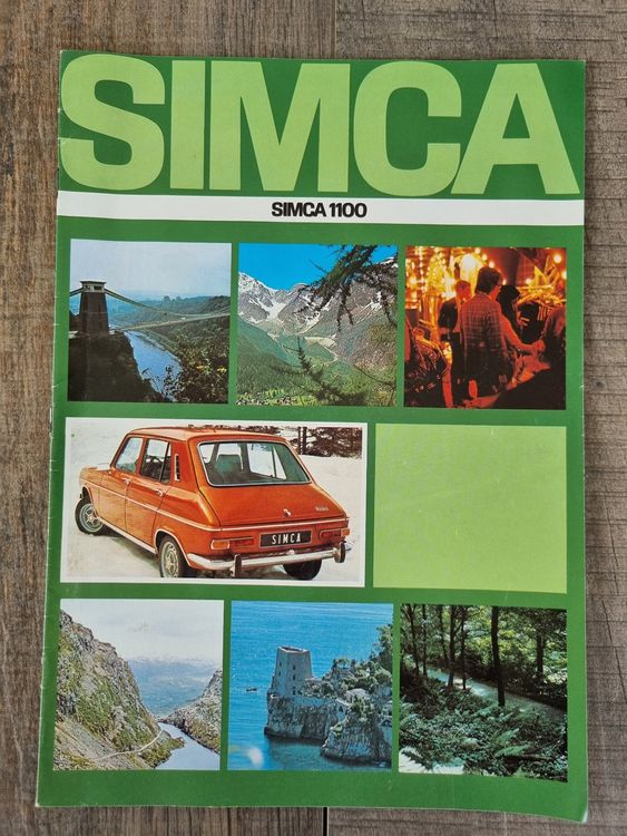 3 Simca Prospekte von 1971 (Gebraucht) in Bözberg für CHF 15 – mit ...