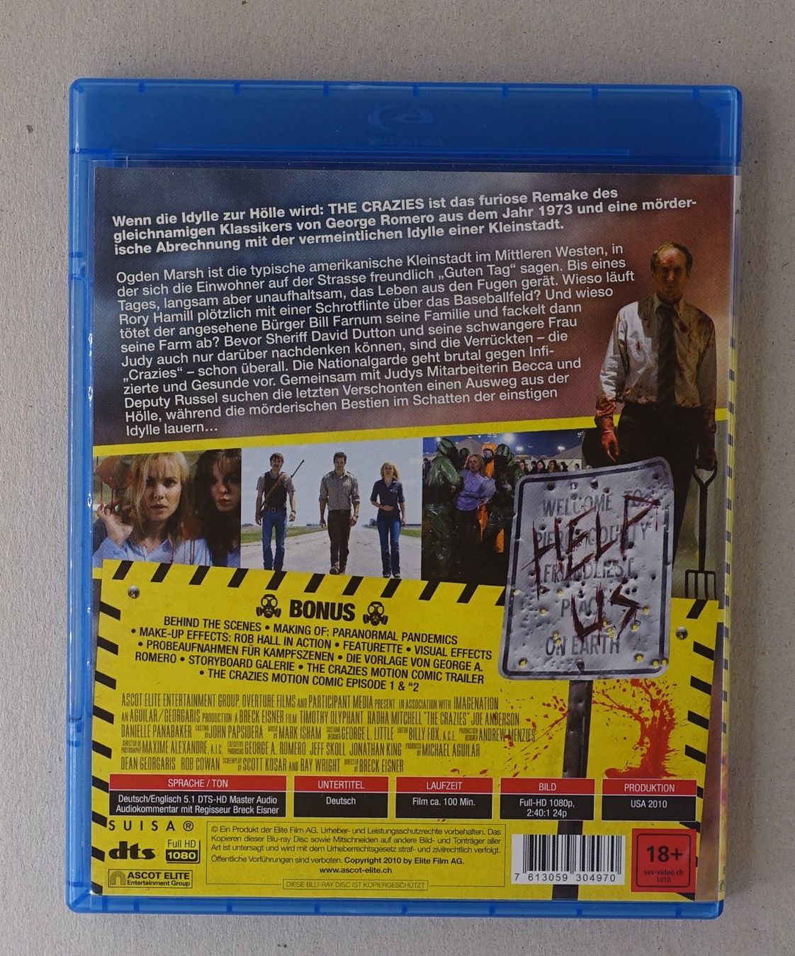 Alle DVDs: The Crazies - Fürchte deinen Nächsten – Gebraucht aus Sessa von fraenklishop 1