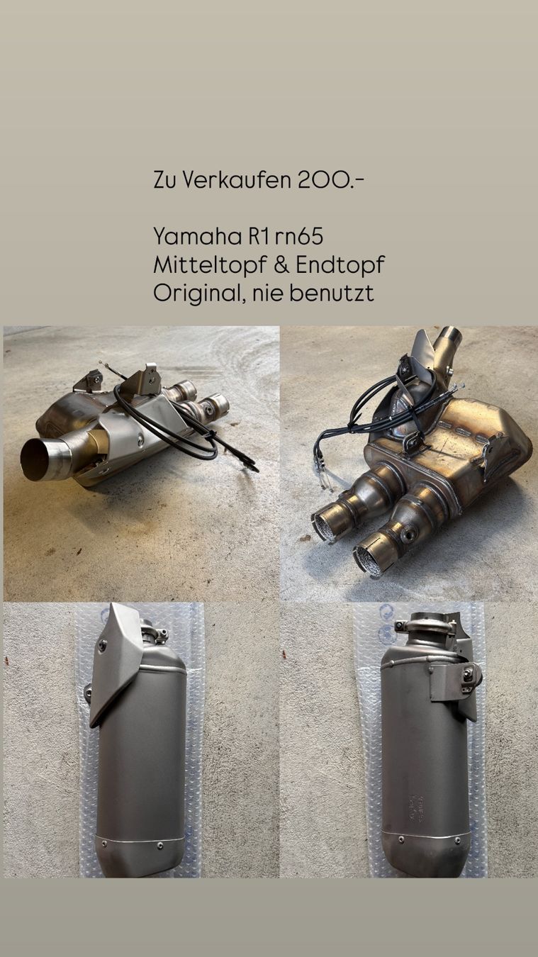 Yamaha Sistemi di scarico: Yamaha R1 rn65 Auspuff – Nuovo (secondo la descrizione) da Lauerz venduto da AlessandroPortmann