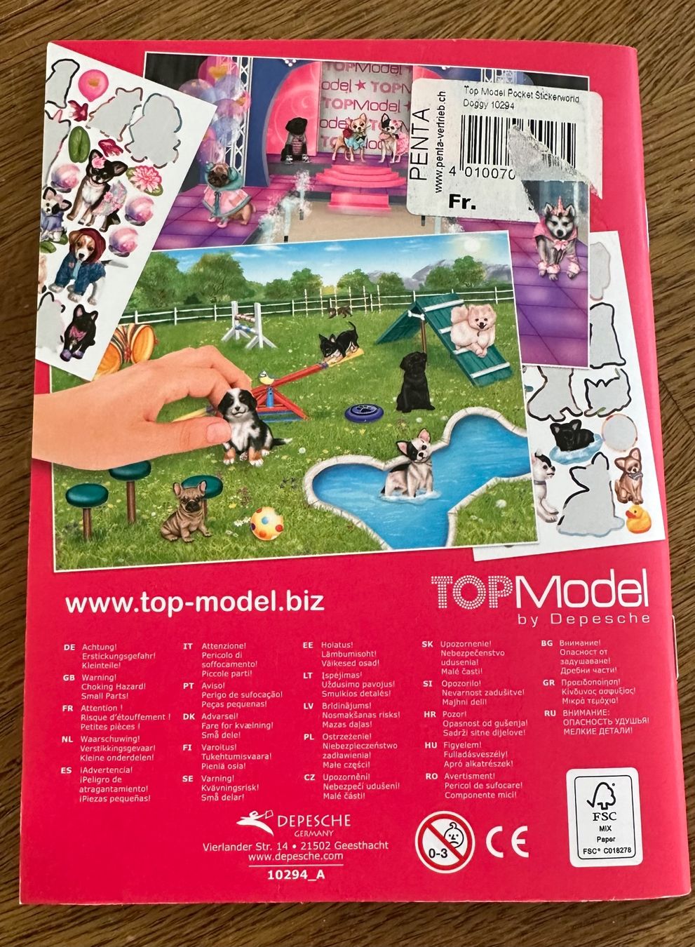 Libri: Top Model Doggy Stickerworld, neu – Nuovo (secondo la descrizione) da Krauchthal venduto da Kiddy32 1