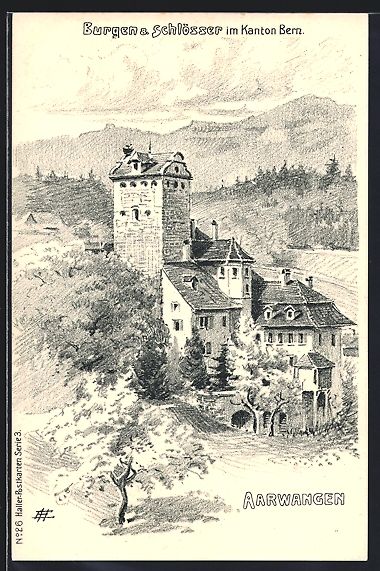 Ansichtskarten: Aarwangen, Darstellung vom Schloss – Gebraucht aus Berlin von bartko-reher