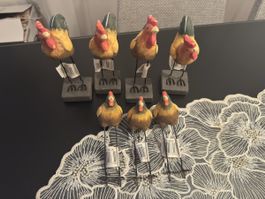 Gartenfiguren aus Metall – Hähne