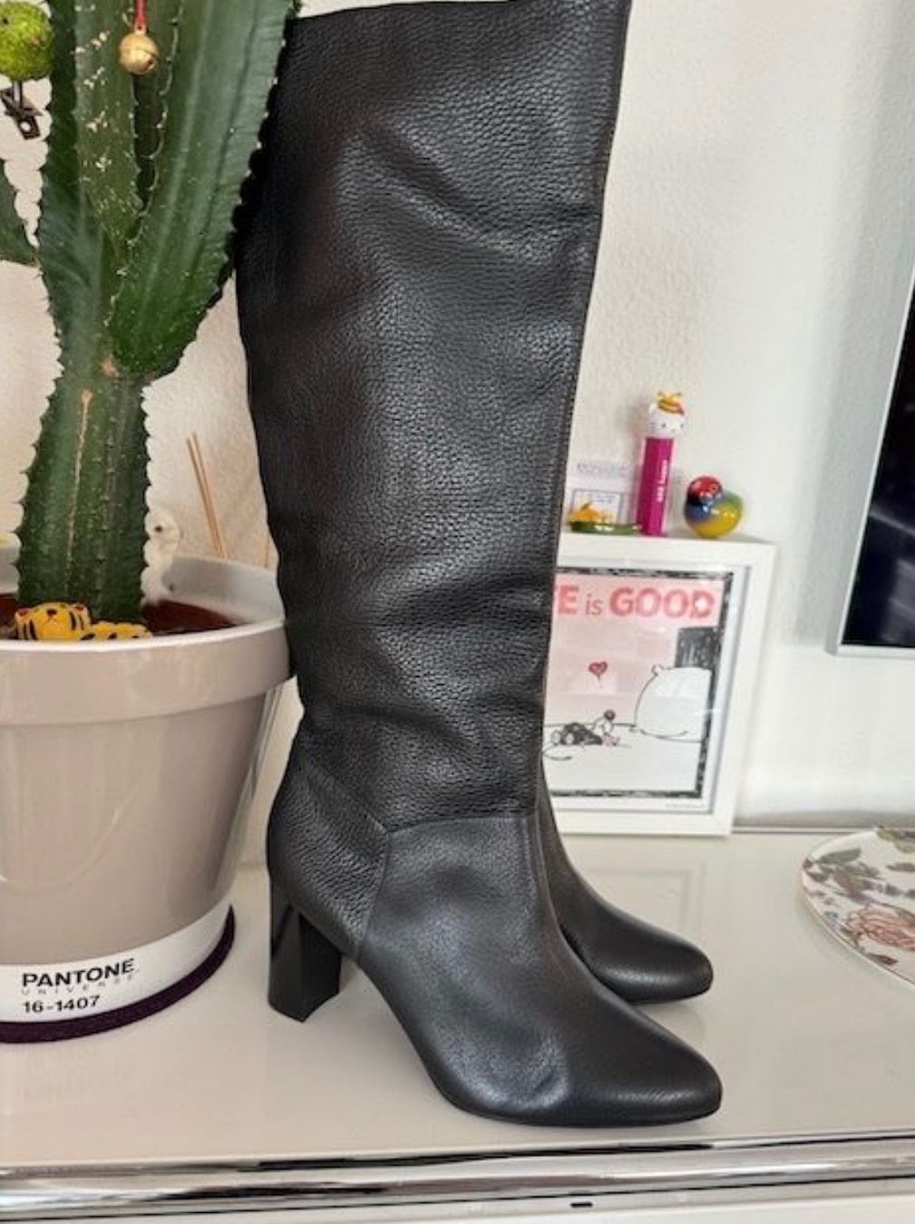 Kaiser Damenschuhe: Peter Kaiser Stiefel Glattleder 6.5 40 NEU – Neu (gemäss Beschreibung) aus Männedorf von Topojasa 1