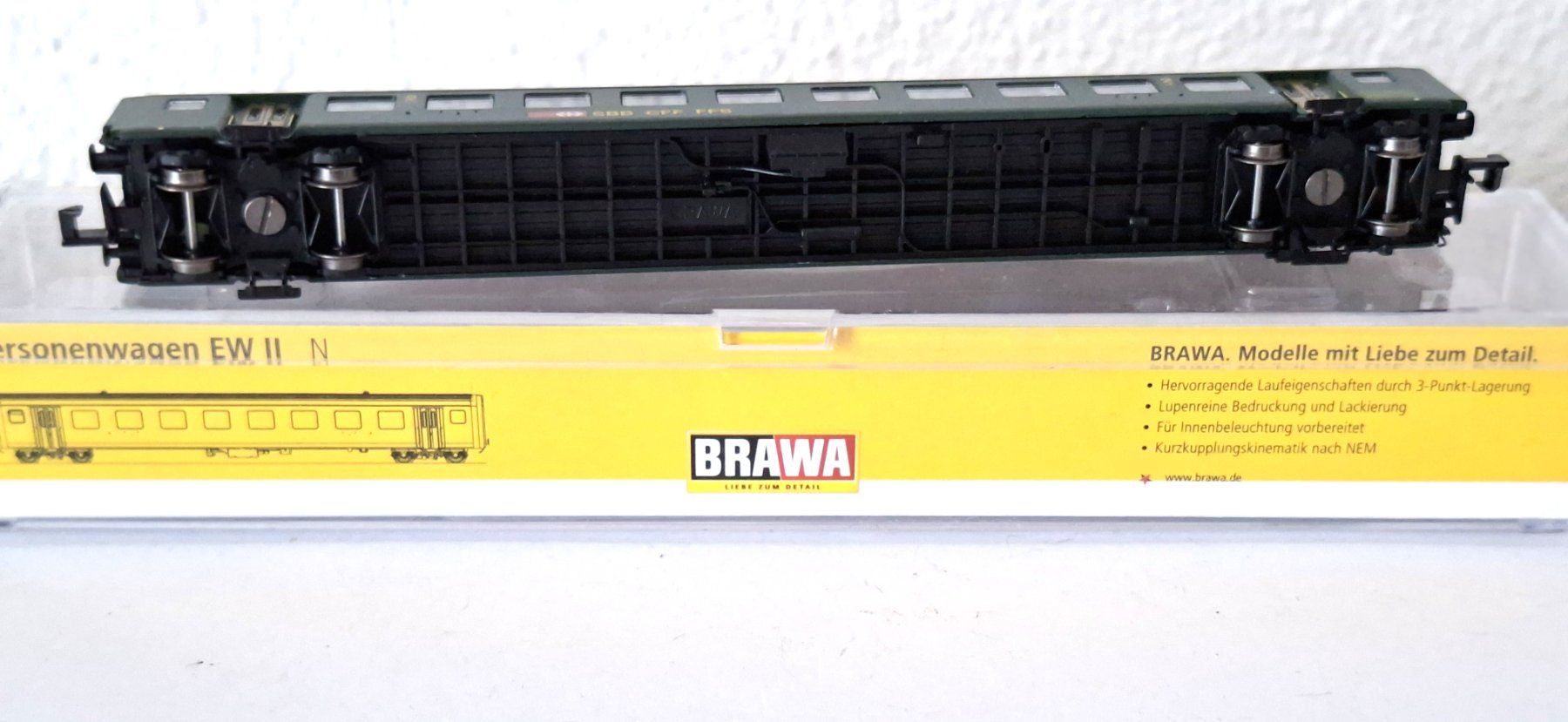 Brawa Modellini di ferrovie: Brawa SBB EW II B 65224 – Usato da Biberist venduto da Ntrains 4