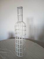Deko Gitterflasche mit Halter für Teelicht gebraucht 