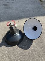 Lot 2 Lampes industrielles métal vintage, style Bag Turgi