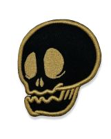 Golden Skull Premium Stickpatch – 3D‑Aufnäher – neu