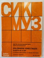 Noten Schostakowitsch: Erlebnisse eines Tages (Klavier)