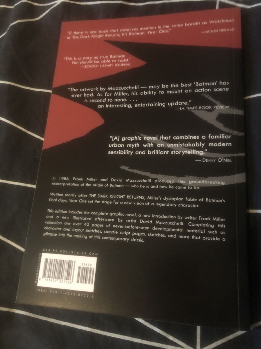 BD: Batman Year One Trade Paperback  – Neuf (Voir description) à Lausanne par fransadpop 1