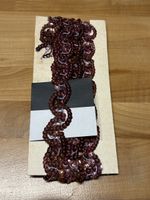 Textilband Bordüre mit Pailletten