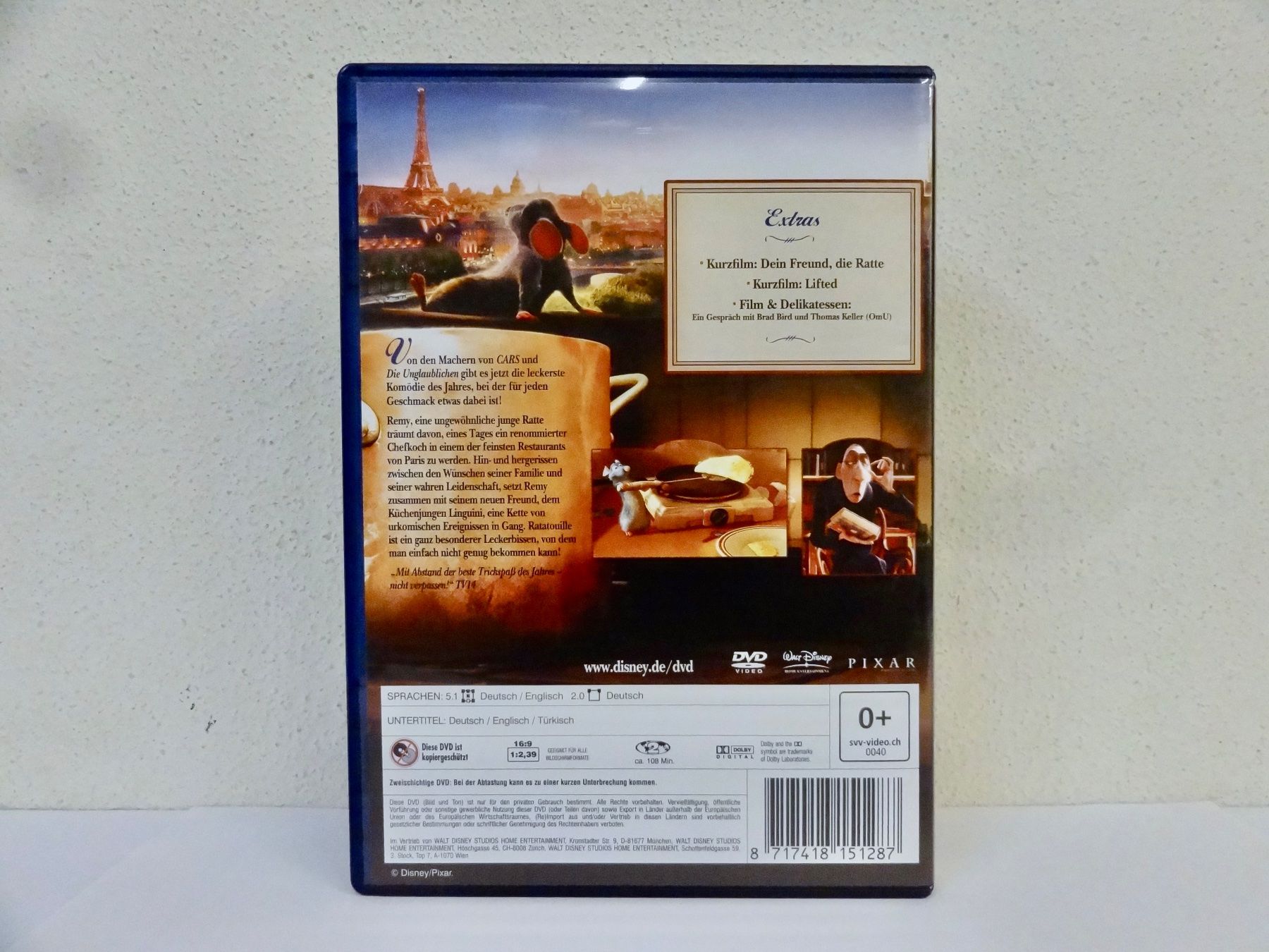 Tutti i DVDs: DVD RATAOUILLE DISNEY PIXAR – Nuovo (secondo la descrizione) da Kerzers venduto da wisaundso 1