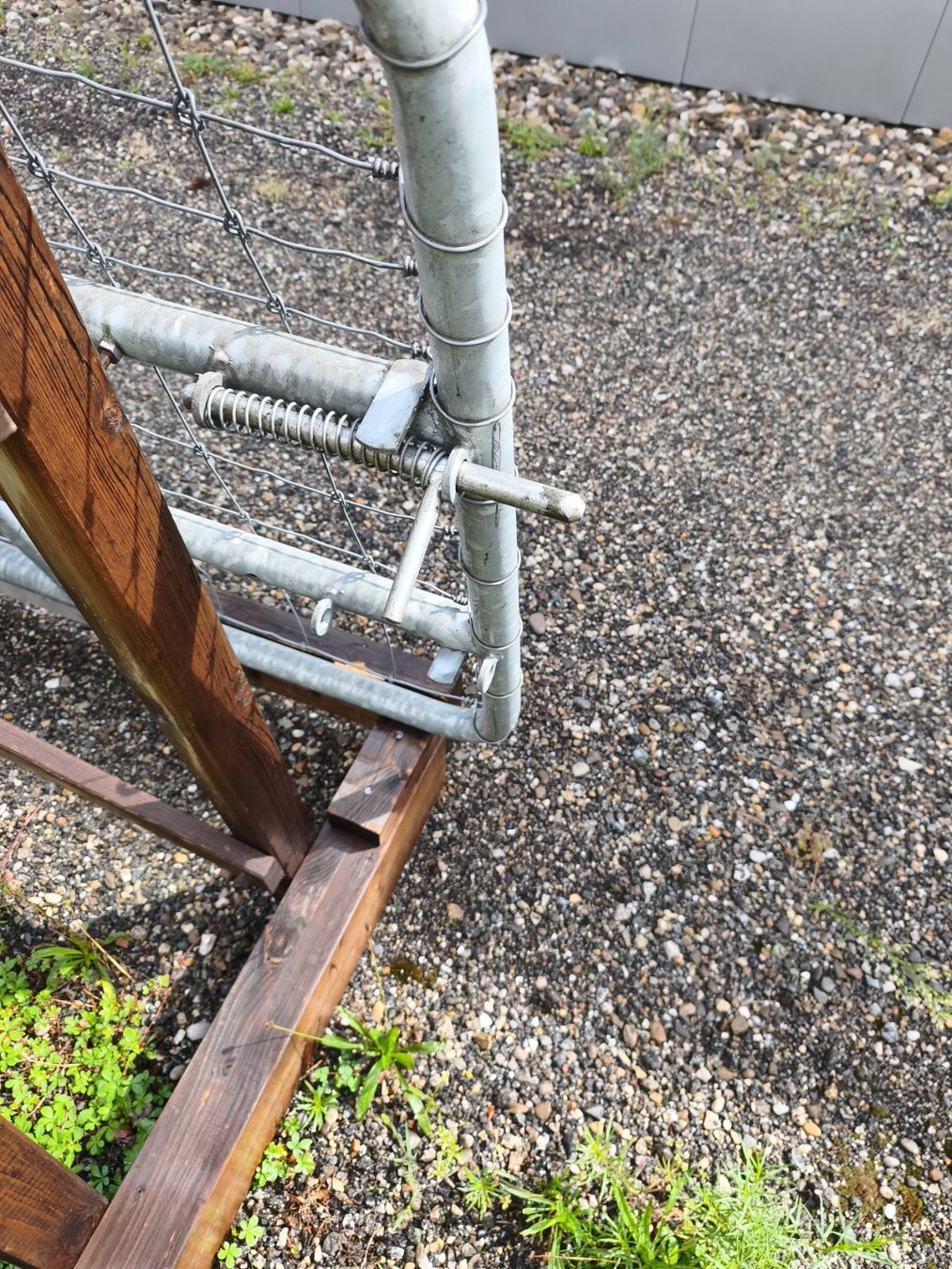 Altre attrezzature per stalle: Metalltor für Einfahrt oder Weidezaun Tor – Usato da Gerlafingen venduto da Antik_mann 2