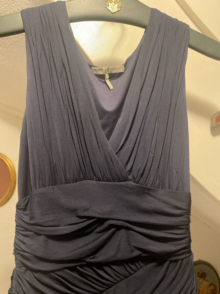 Vestiti: Halston Heritage Maxi Kleid Gr. S, Dunkelblau – Usato da Baden venduto da swiss-alps