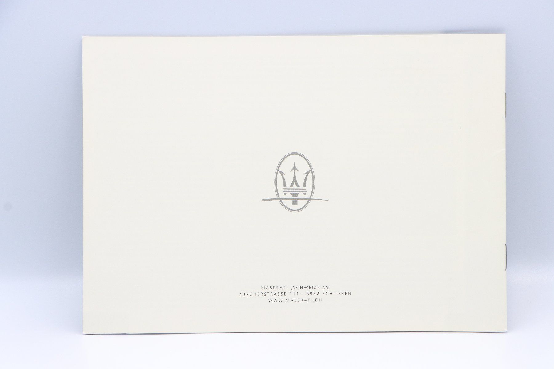 Maserati Documenti: Maserati Quattroporte Preise &Technische Daten Prospekt 2015 – Usato da Bühl b.Aarberg venduto da Collectorpassions 1