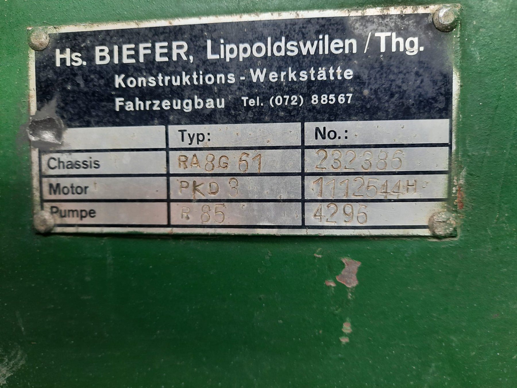 Tutte le macchine: Baumspritze Biefer – Usato da Degersheim venduto da quad79 4
