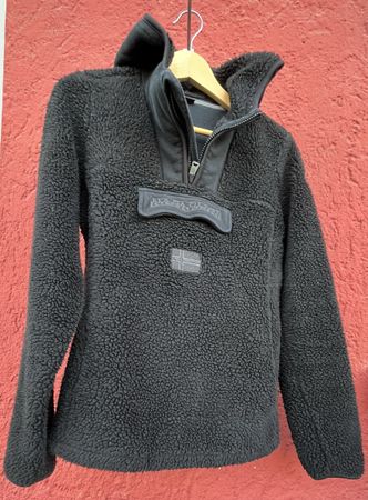Napapijri Fleece Pulli, Schwarz, Grösse S, Damen