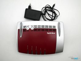 FRITZ! Box 5490 Router grau rot