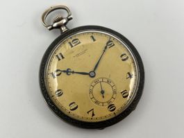 H. Haefliger Lucerne Taschenuhr Handaufzug Moeris 900 Silber