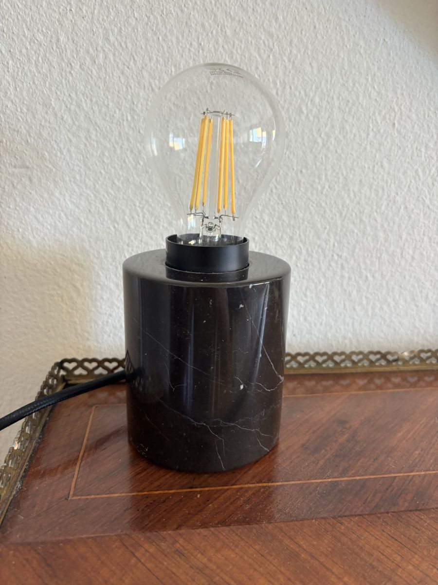 Lampade: Lampe design en marbre noir avec ampoule LED – Nuovo (secondo la descrizione) da GENÈVE venduto da Gaasss 4