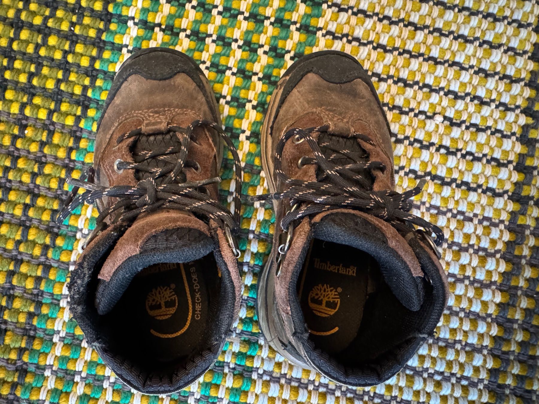 Timberland Scarpe da uomo: Timberland Wanderschuhe, wasserdicht, Grösse 26.5 – Usato da Pontresina venduto da cumprerevender 3