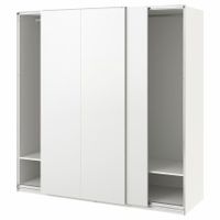 IKEA PAX mit Schiebetüren und vielen Verstaumöglichkeiten