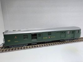HAG SBB CFF PTT Postwagen FZ19120 HO DC Achsen