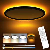 LED Deckenleuchte 24W Dimmbar Fernbedienung Rund