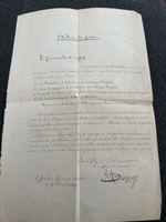 1849 Tagesbefehl Aarau – signiert Aug Frey Bundesratsbruder
