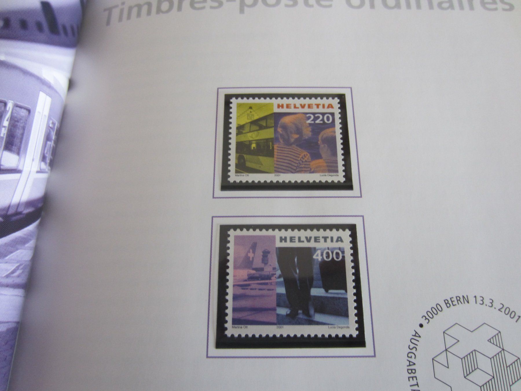 Tutti i francobolli: Briefmarken Jahres buch 2001 – Usato da Rupperswil venduto da Ema10 4