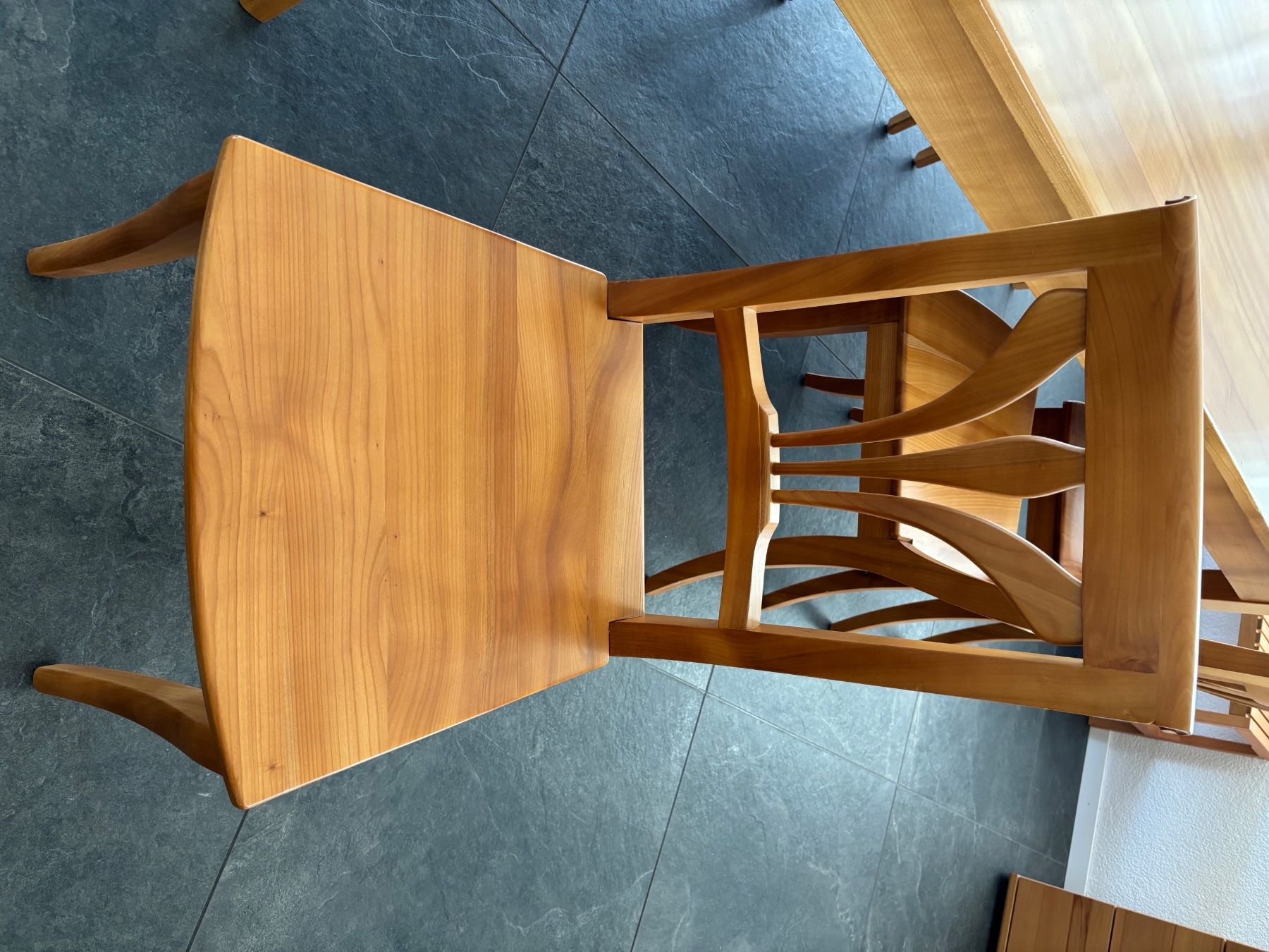 Tischset: Table et 6 chaises cerisier massif – Gebraucht aus Avry-devant-Pont von sla_sp2v 2