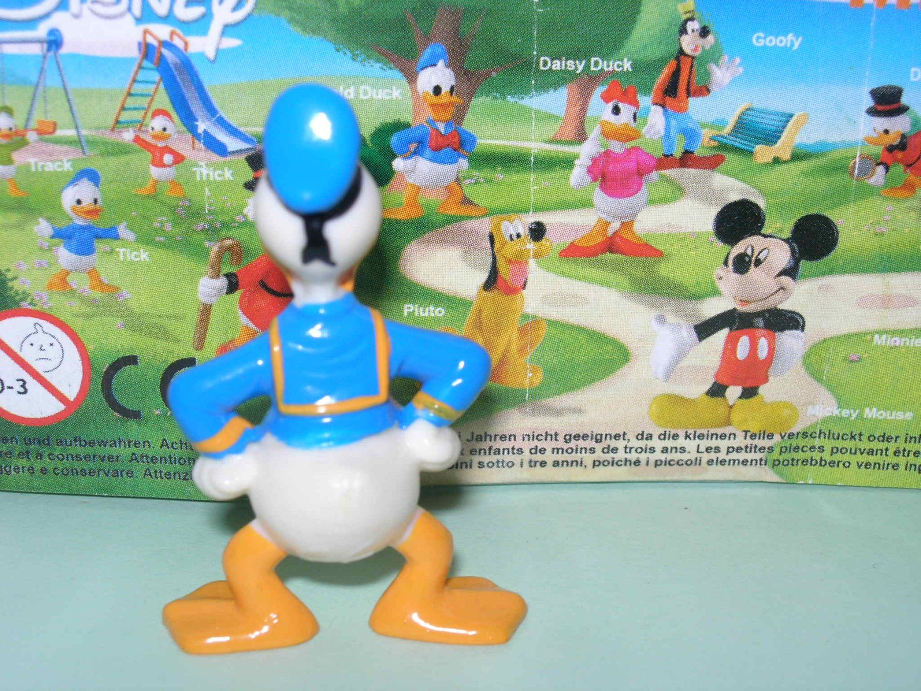 Disney Statuette: Donald Duck Disney-Minifigur – Nuovo e nell'imballaggio originale da Hornussen venduto da Corvette- 2