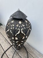 Lampe orientale en métal ajouré