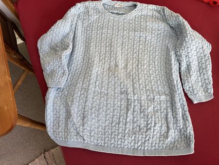 Heller Strickpullover, Gr. M, ideal für den Übergang!