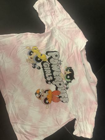 Powerpuff Girls T-Shirt Tie-Dye Rosa 134 140