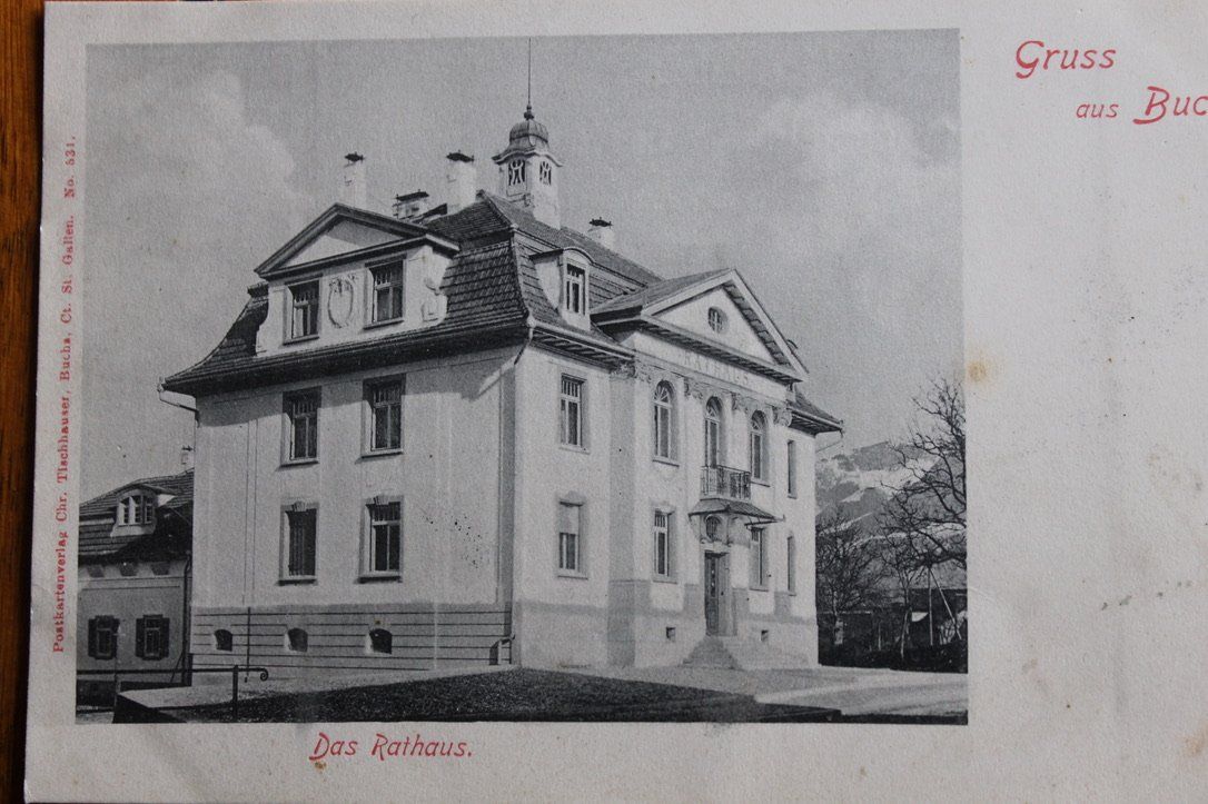 Ansichtskarten: AK Buchs SG, Das Rathaus – Gebraucht aus Oftringen von kambodo 1