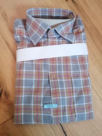 Langarm Herrenhemd Jacques Britt Gr. L, Custom fit